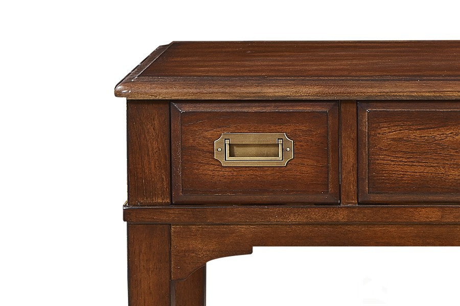 环保仿古油漆 进口俄罗斯核桃木实木框架 梳妆台