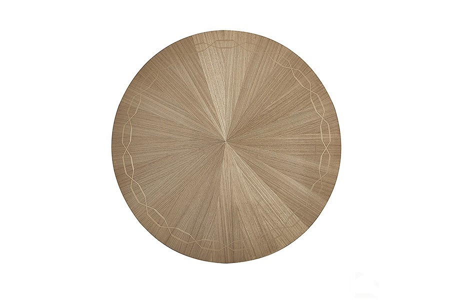 欧洲榉木框架 koto木皮 咖啡桌圆茶几茶桌