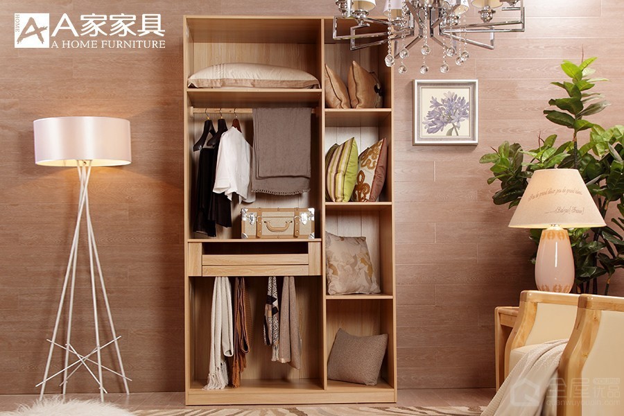 a家家具 北欧风格 枫木 衣柜